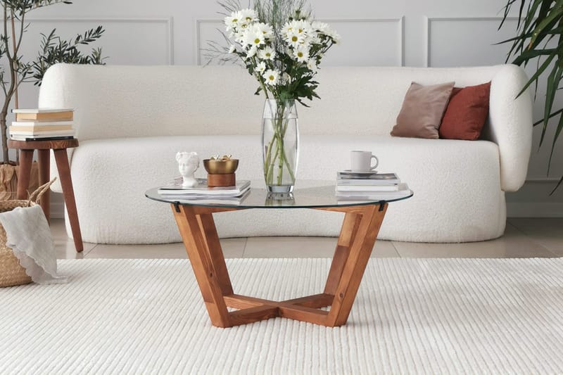 Kafrein Soffbord 75x35x75 cm - Brun - Möbler - Bord