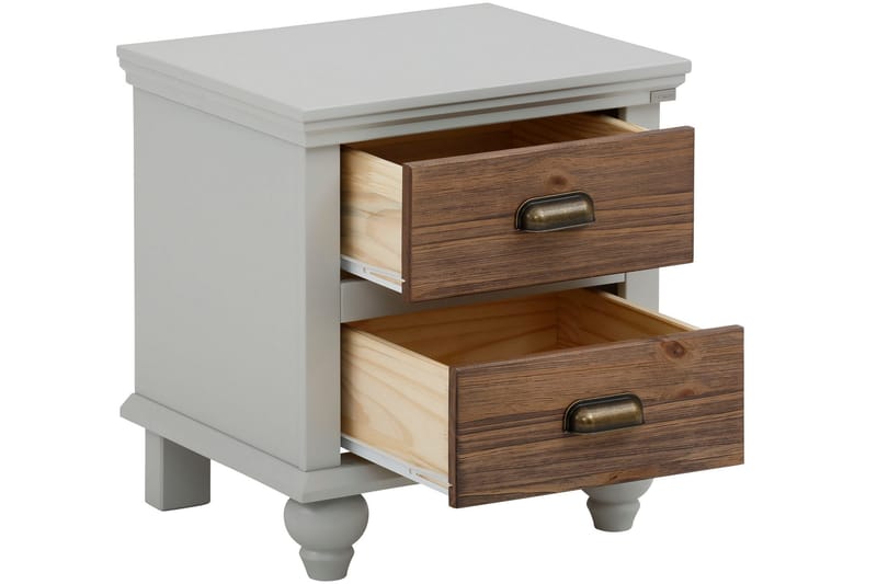 Kagami Sängbord 45x38 cm - Grå/Brun - Möbler - Bord