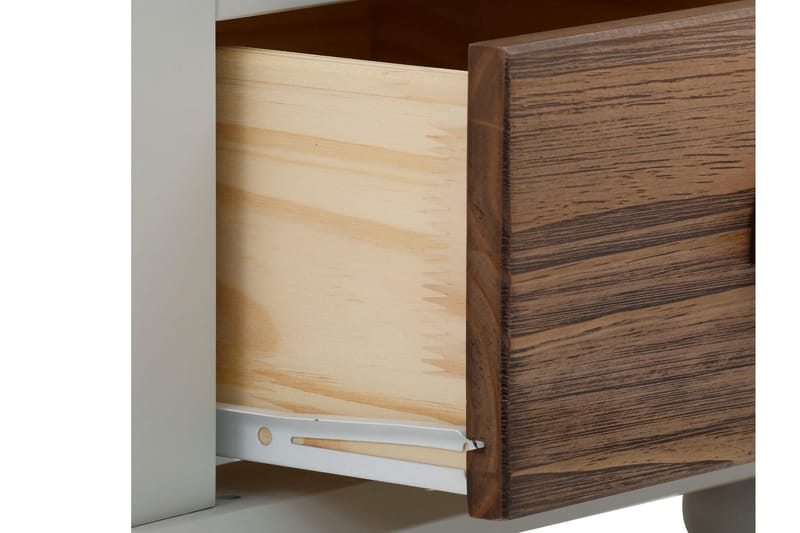 Kagami Sängbord 45x38 cm - Grå/Brun - Möbler - Bord