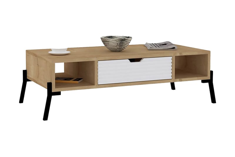 KANDELI Soffbord 100x28,2x100 cm Blå - Möbler - Bord