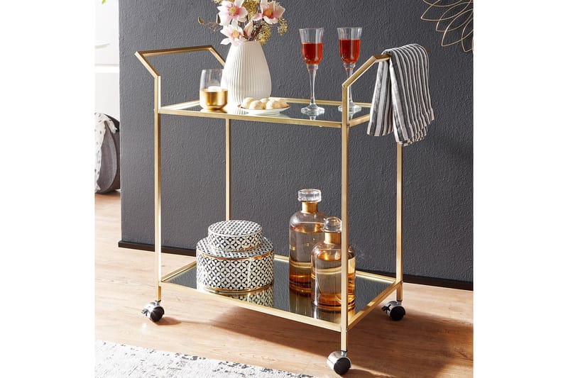KARATYR Serveringsvagn Guld - Möbler - Bord