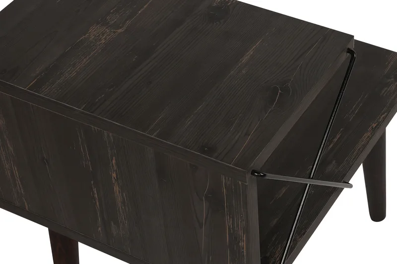 Kaysie Sängbord 50 cm - Mörkbrun - Möbler - Bord