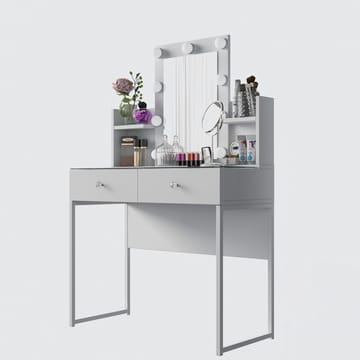 Keldan Sminkbord 90x136,8x40 cm - Vit - Möbler - Bord