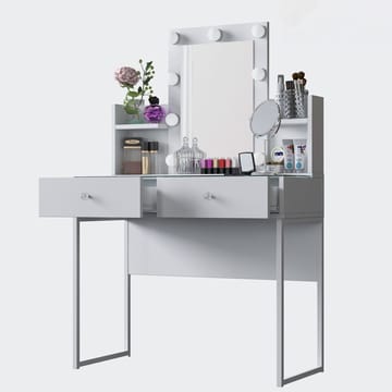 Keldan Sminkbord 90x136,8x40 cm - Vit - Möbler - Bord