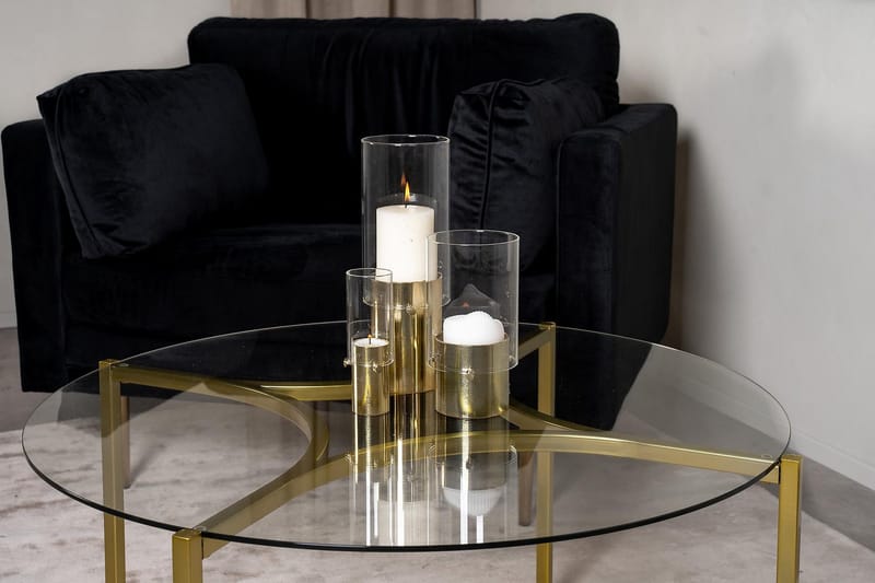 Kivik Soffbord Runt 75cm - Transparent - Möbler - Bord