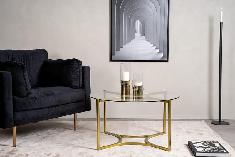 Kivik Soffbord Runt 75cm - Transparent - Möbler - Bord