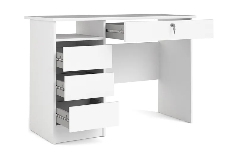 Klintberg Skrivbord 109 cm - Vit - Möbler - Bord