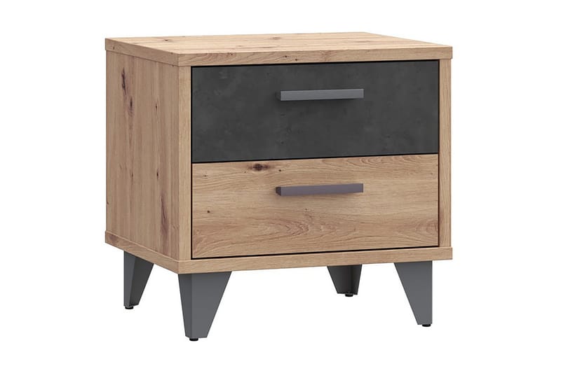 Kocherinovo Sängbord 42x50 cm - Brun/Grå - Möbler - Bord
