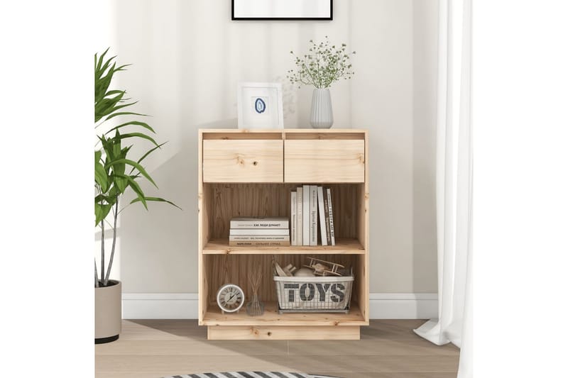 Konsolbord 60x34x75 cm massiv furu - Brun - Möbler - Bord