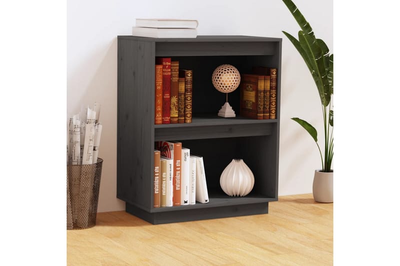 Konsolbord grå 60x34x75 cm massiv furu - Grå - Möbler - Bord