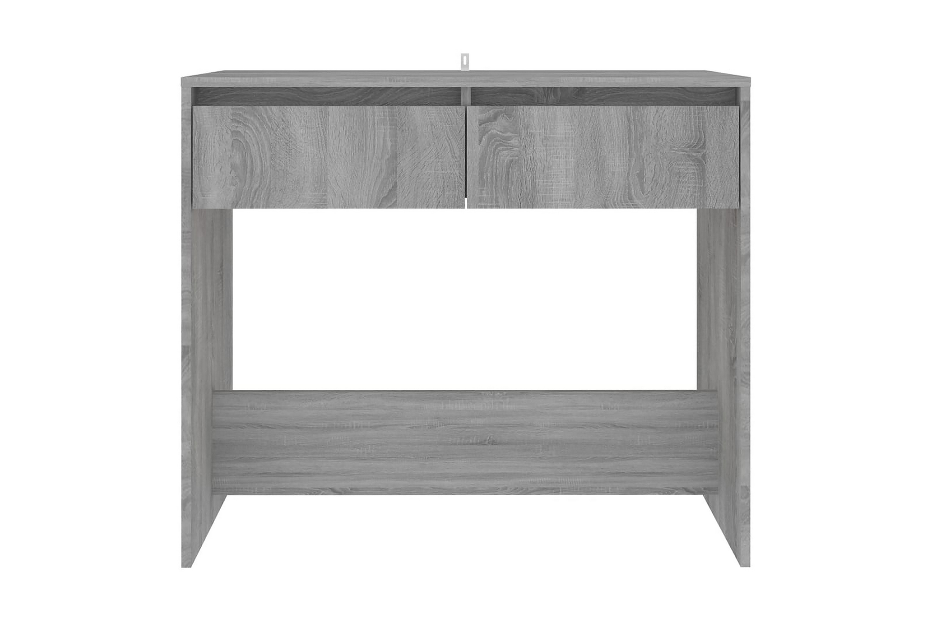 Konsolbord grå sonoma-ek 89x41x76,5 cm stål – Grå