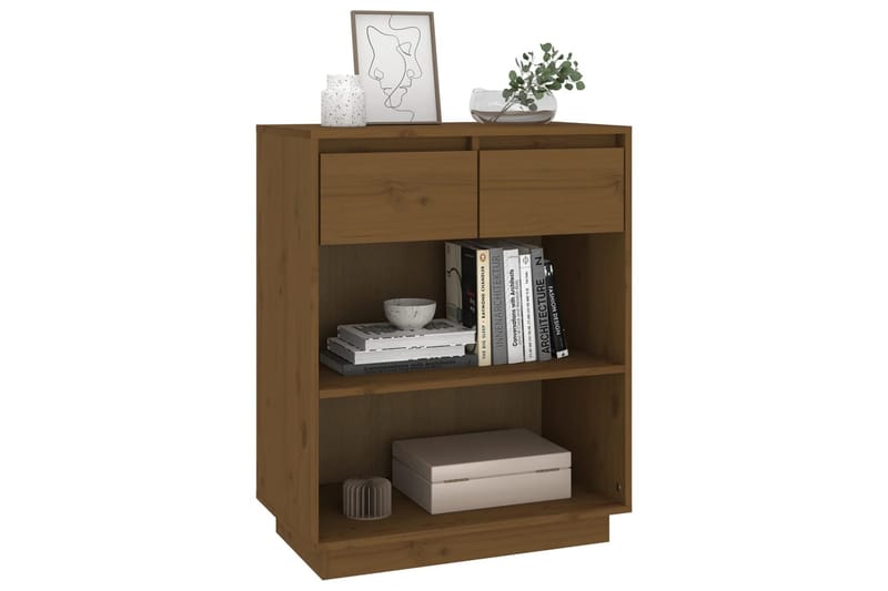 Konsolbord honungsbrun 60x34x75 cm massiv furu - Brun - Möbler - Bord