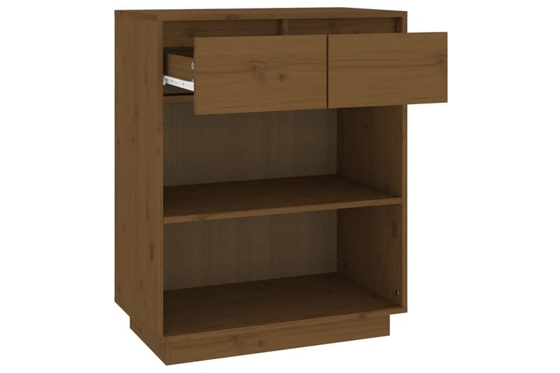 Konsolbord honungsbrun 60x34x75 cm massiv furu - Brun - Möbler - Bord