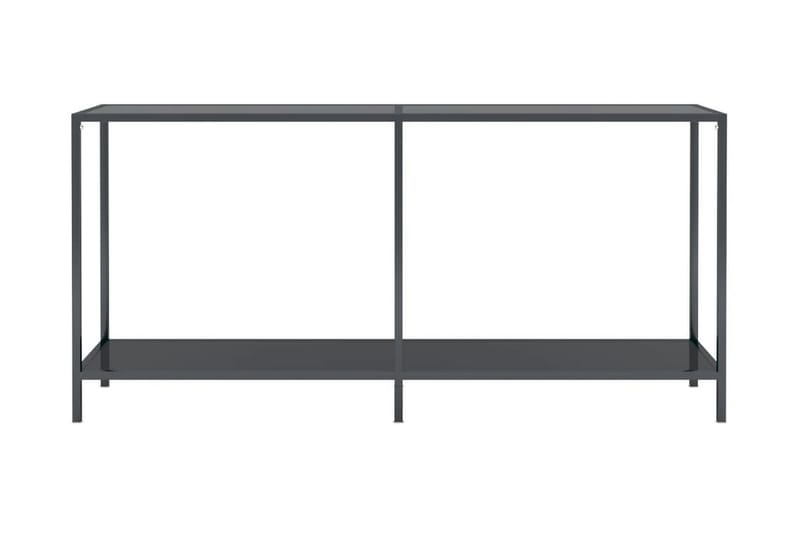 Konsolbord svart 160x35x75 cm härdat glas - Svart - Hallbord - Bord - Avlastningsbord & konsolbord