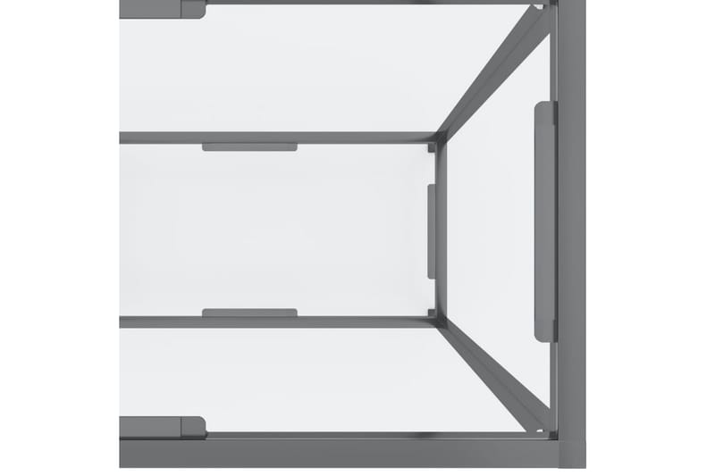 Konsolbord transparent 160x35x75 cm härdat glas - Transparent - Hallbord - Bord - Avlastningsbord & konsolbord