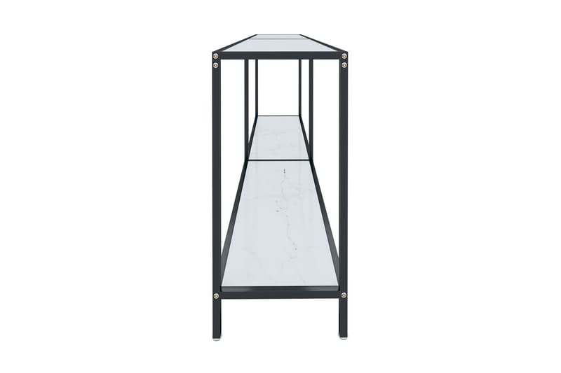Konsolbord vit 180x35x75,5 cm härdat glas - Vit - Möbler - Bord