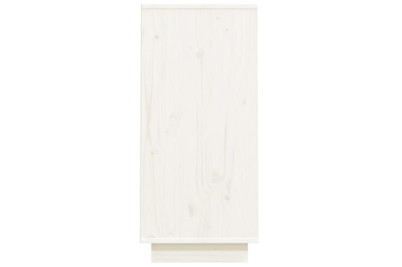 Konsolbord vit 60x34x75 cm massiv furu - Vit - Hallbord - Bord - Avlastningsbord & konsolbord