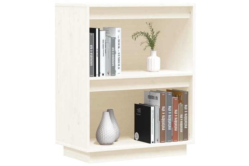 Konsolbord vit 60x34x75 cm massiv furu - Vit - Möbler - Bord