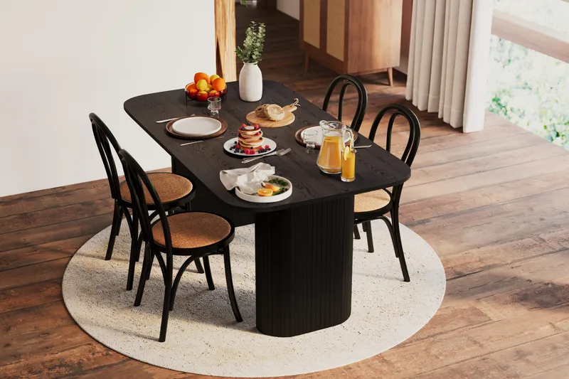 Kopparbo Matbord 160 cm - Svart trä - Möbler - Bord