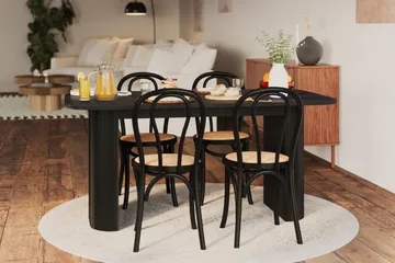 Kopparbo Matbord 160 cm - Svart trä - Möbler - Bord