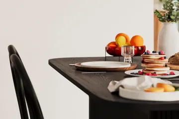Kopparbo Matbord 160 cm - Svart trä - Möbler - Bord