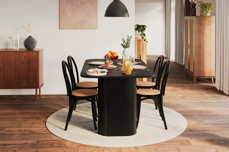 Kopparbo Matbord 160 cm - Svart trä - Möbler - Bord