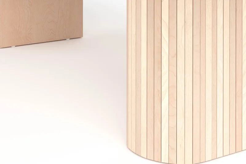 Kopparbo Matbord 240 cm - Ljust vitlaserat ekträ - Möbler - Bord