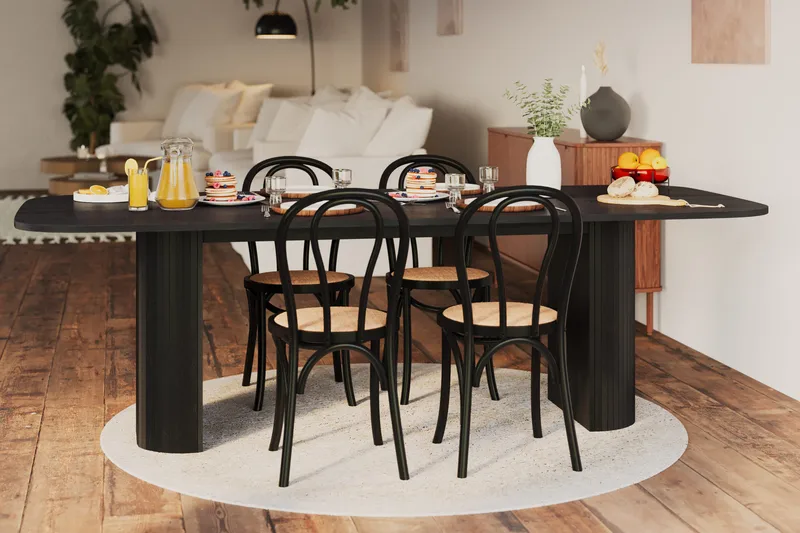 Kopparbo Matbord 240 cm - Svart trä - Möbler - Bord