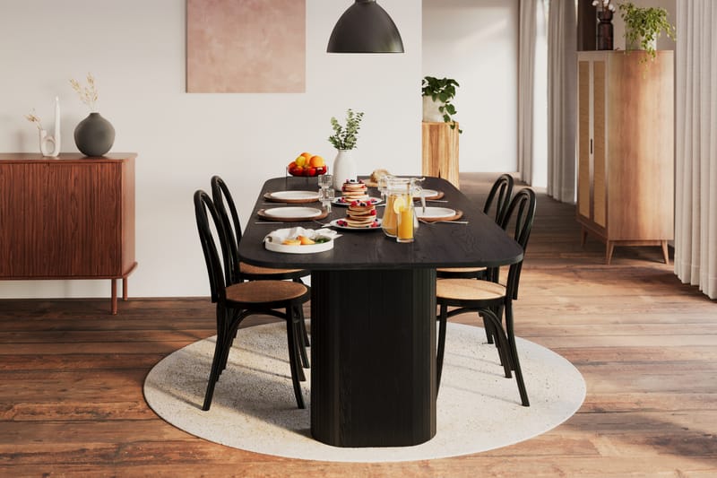 Kopparbo Matbord 240cm - Svart trä - Möbler - Bord