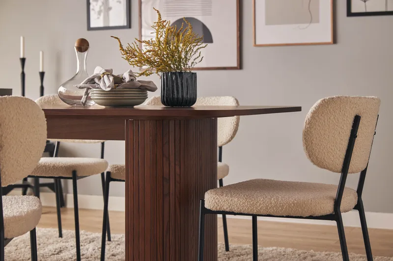 Kopparbo Rektangulärt Matbord 200 cm - Mörkbrunt / Valnöt / Trä - Möbler - Bord