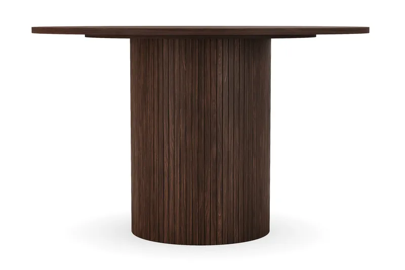 Kopparbo Runt Matbord 120 cm för 6 personer - Mörkbrunt / Valnöt / Trä - Möbler - Bord