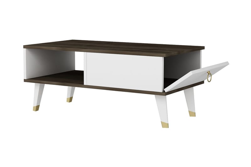 Koruco Soffbord 90x42,4x90 cm - Brun - Möbler - Bord