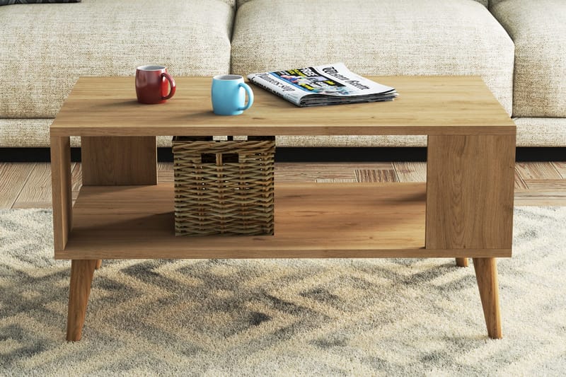 KROGSTA Soffbord 90x54x90 cm Ek - Möbler - Bord