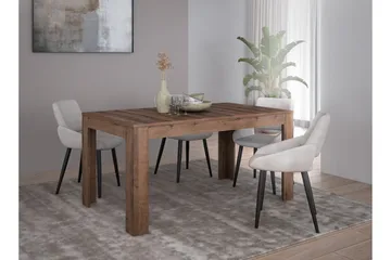 Kulatas Förlängningsbart Matbord 160 cm - Brun - Möbler - Bord