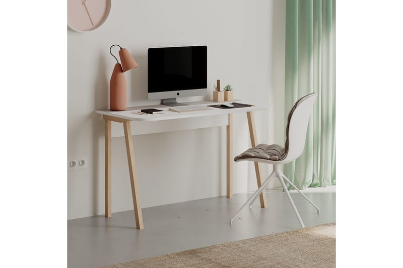 LANDAR Skrivbord 120x75x120 cm Ljusbrun - Möbler - Bord