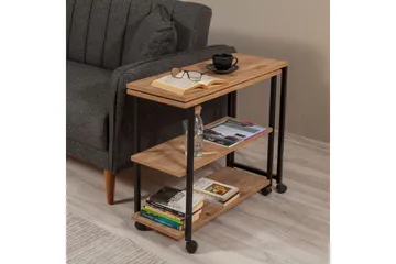 Lantenot Sidobord 76 cm - Natur/Svart - Möbler - Bord