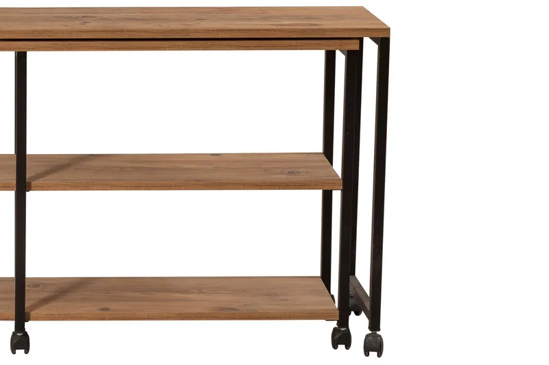 Lantenot Sidobord 76 cm - Natur/Svart - Möbler - Bord