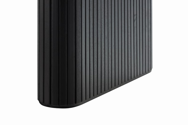 LENOIR Matbord 220 cm Massiv Ek Svart - Möbler - Bord