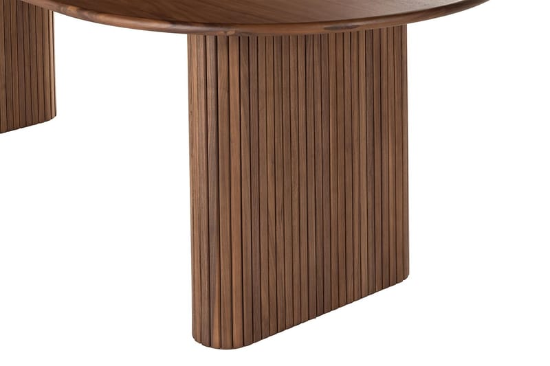 LENOIR Matbord 220 cm Massiv Valnöt Brun - Möbler - Bord