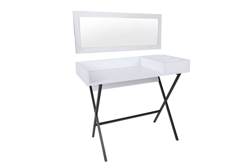Levents Sminkbord 100 cm - Vit/Svart - Möbler - Bord