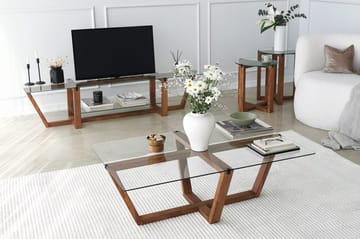 Liepene Soffbord 105x35x105 cm - Brun - Möbler - Bord