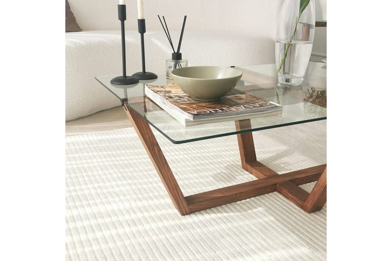 Liepene Soffbord 105x35x105 cm - Brun - Möbler - Bord