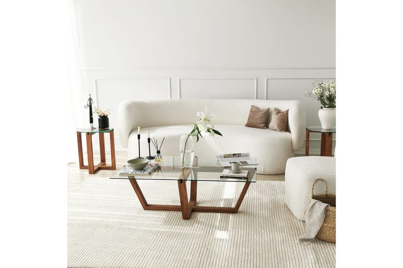 Liepene Soffbord 105x35x105 cm - Brun - Möbler - Bord