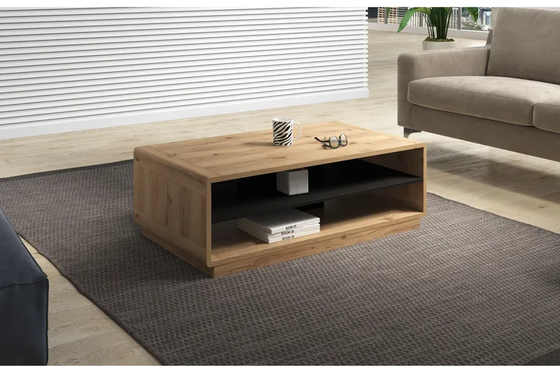 Louetta Soffbord 120 cm - Brun/Svart - Möbler - Bord