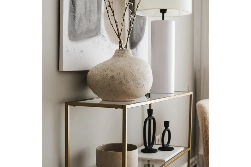 Lychester Avlastningsbord 100 cm - Guld - Möbler - Bord