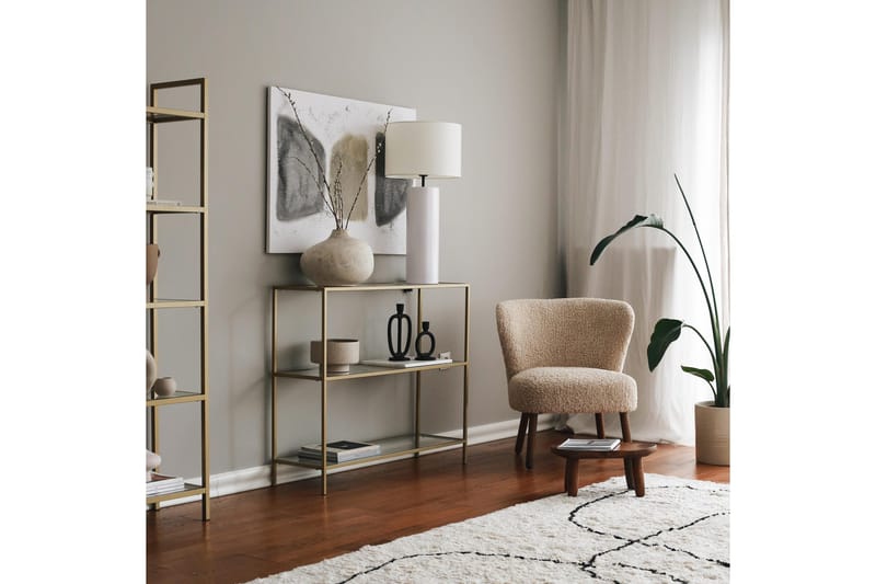 Lychester Avlastningsbord 100 cm - Guld - Möbler - Bord