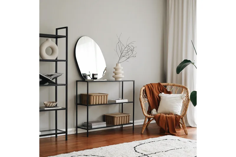 Lychester Avlastningsbord 100 cm - Svart - Möbler - Bord