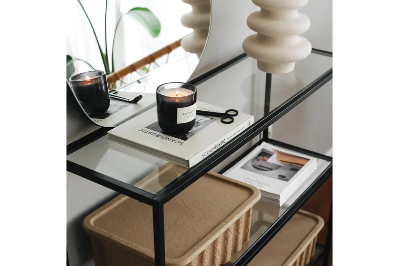 Lychester Avlastningsbord 100 cm - Svart - Möbler - Bord