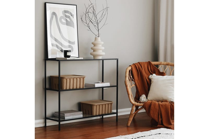 Lychester Avlastningsbord 100 cm - Svart - Möbler - Bord