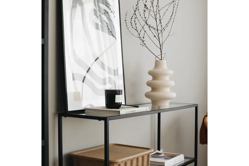 Lychester Avlastningsbord 100 cm - Svart - Möbler - Bord